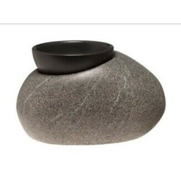 Scentsy Zen Rock Wax Warmer Gray Stone Aromatherapy - Picture 2 of 7